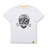 T-shirt bianca da uomo con logo sul petto Scrambler Ducati T-Bite, Abbigliamento Sport, SKU a722000305, Immagine 0